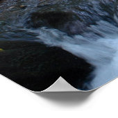 Poster Bushkill River in the Poconos. imprimer 0086 (Coin)