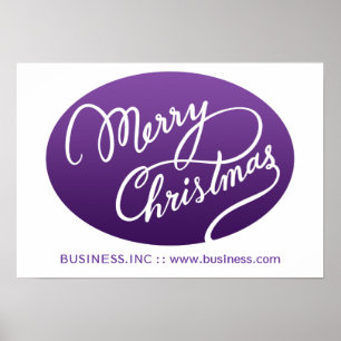 Poster Business Christmas Moderne Type Tourbillonnant Vio