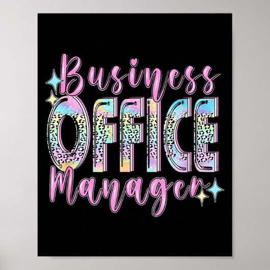 Poster Business Office Manager Funny Front Teamwork Regio (Devant)