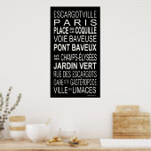 Poster Busroll.Escargot.deux (Cuisine)