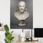 Poster Bust historique de Ben Franklin Photographie (1778 (Bureau à domicile)