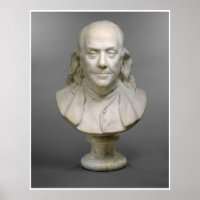 Bust historique de Ben Franklin Photographie (1778