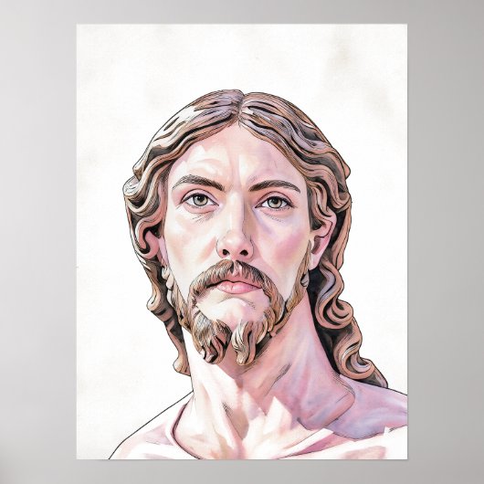Poster BUST OF CHRIST THE SAVIOUR by MICHELANGELO 2026 (Devant)