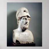 Poster Bust of Pericles copie d'un original grec (Devant)