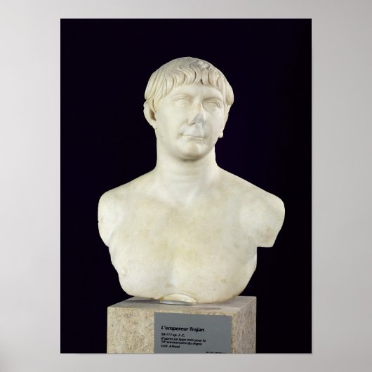 Poster Bust of Trajan c.108 (Devant)