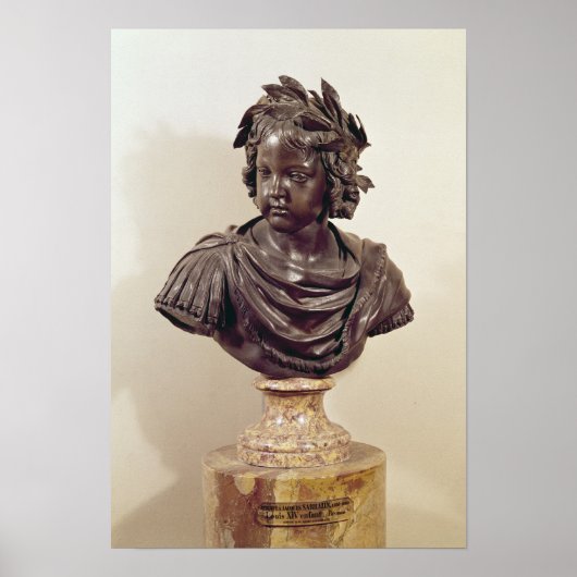 Poster Buste de Louis XIV enfant (Devant)