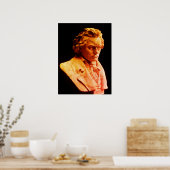 Poster Buste de Ludwig (Cuisine)
