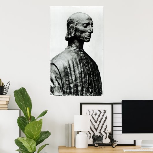 Poster Buste de Niccolo Machiavelli (Bureau à domicile)