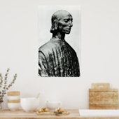 Poster Buste de Niccolo Machiavelli (Cuisine)