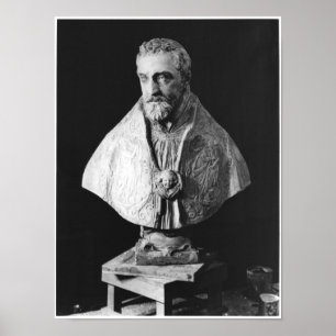 Poster Buste de portrait de d'Escoubleau de Francois