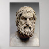 Poster Buste de portrait de Sophocles (Devant)