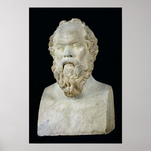 Poster Buste de Socrate (Devant)