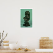 Poster Buste de Victor Hugo (1802-85) (bronze) (Cuisine)