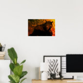 Poster buste de werewolf (Bureau à domicile)