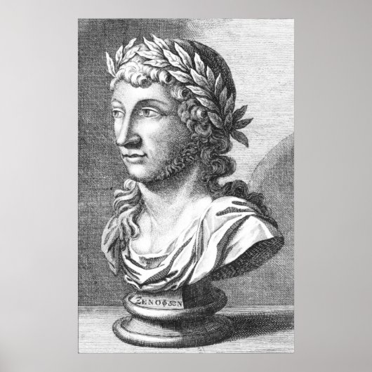 Poster Buste de Xénophanes (Devant)