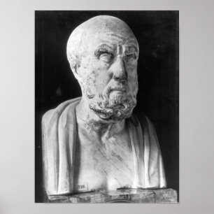 Poster Buste des Hippocrates