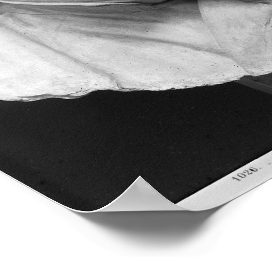 Poster Buste d'Eugène Delacroix (Coin)