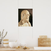 Poster Buste d'Homer, période hellénistique (Cuisine)