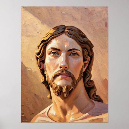 Poster BUSTE DU CHRIST SAUVEUR par MICHELANGELO (Devant)