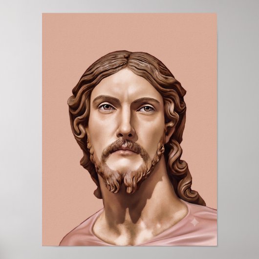 Poster BUSTE DU CHRIST SAUVEUR par MICHELANGELO (Devant)