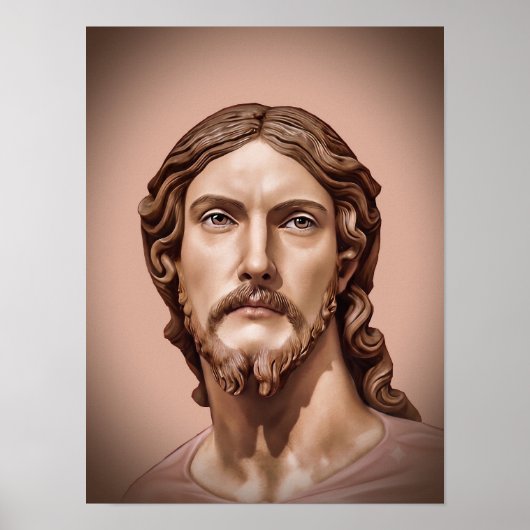 Poster BUSTE DU CHRIST SAUVEUR par MICHELANGELO (Devant)