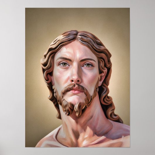 Poster BUSTE DU CHRIST SAUVEUR par MICHELANGELO (Devant)