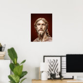Poster BUSTE DU CHRIST SAUVEUR par MICHELANGELO 2026 (Bureau à domicile)