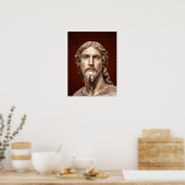 Poster BUSTE DU CHRIST SAUVEUR par MICHELANGELO 2026 (Cuisine)