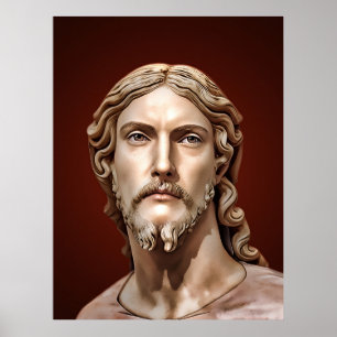 Poster BUSTE DU CHRIST SAUVEUR par MICHELANGELO 2026