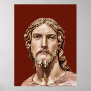 Poster BUSTE DU CHRIST SAUVEUR par MICHELANGELO 2026