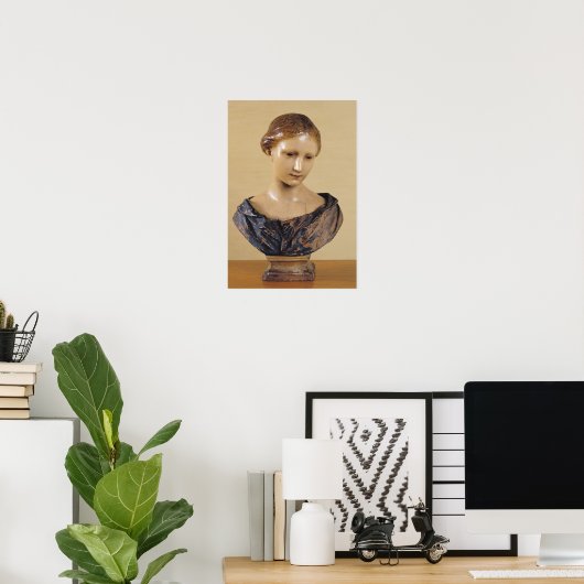 Poster Buste d'une femme (Bureau à domicile)