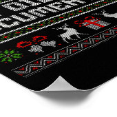 Poster But Did You Doent It Funny Office Christmas Ugly (Coin)