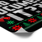 Poster But Did You Doent It Funny Office Christmas Ugly (Coin)