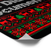 Poster But Did You Doent It Funny Office Christmas Ugly S (Coin)