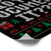 Poster But Did You Doent It Funny Office Christmas Ugly S (Coin)