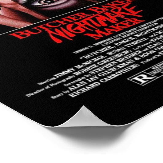 POSTER BUTCHER BAKER NIGHTMARE MAKER (Coin)