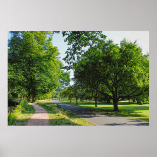 Poster Bute Park, Cardiff, Wales.
