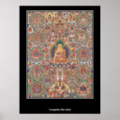 Poster Buthanese Complete Mandala XIX Century (Devant)