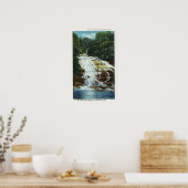 Poster Butmilk Farms State Park Lower Falls View (Cuisine)