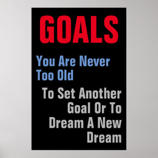 Poster Buts Citation Motivationnelle Vous N'Êtes Jamais T