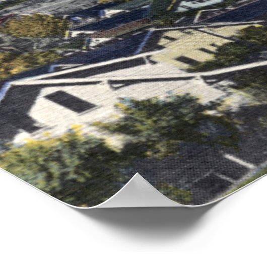 Poster Butte, Montana - École des Mines Vue de (Coin)