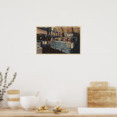 Poster Butte, Montana - Moteur souterrain (Cuisine)