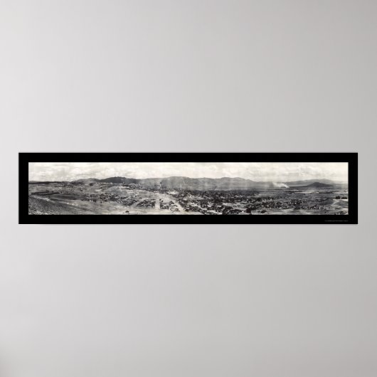 Poster Butte, MT Photo 1908 (Devant)