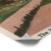 Poster Butte, MT - Vue du parc de réserve de Basin Creek (Coin)