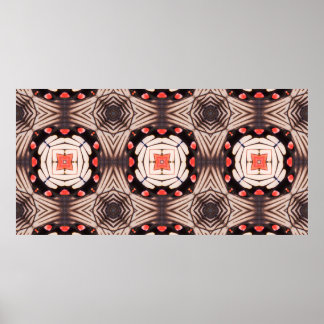 Poster Butterfly, Beautiful seamless pattern made from bu