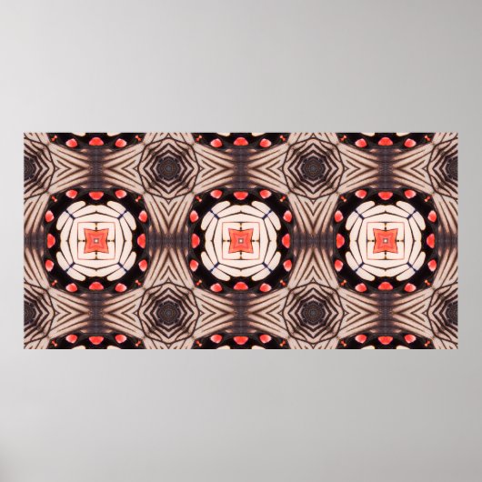 Poster Butterfly, Beautiful seamless pattern made from bu (Devant)