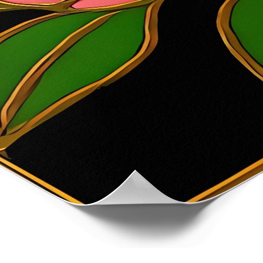 Poster Butterfly Cherry Blossom Moon (Coin)