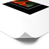 Poster Butterfly/Flowers (Hoek)