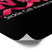 Poster Butterfly I Win Burgundy Ribbon Sickle Cell Award (Coin)