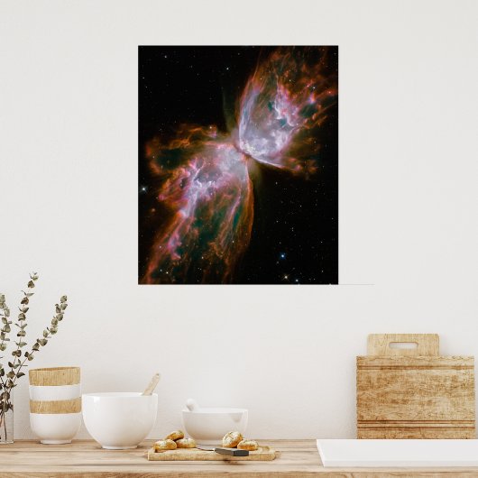 Poster Butterfly Nebula (Cuisine)
